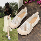 Damen Atmungsaktive Ballerinas mit elastischem Netzdesign R&B
