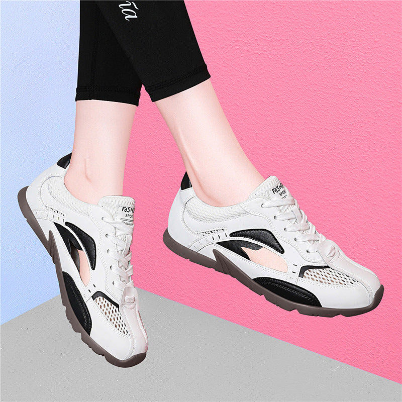 Damen Sportliche Mesh-Laufschuhe mit atmungsaktiven Einsätzen R&B