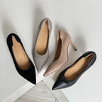 Damen Elegante Pumps mit spitz zulaufender Silhouette