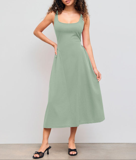 Damen Maxikleid mit schulterfreiem Design und figurfreundlichem Schnitt R&B