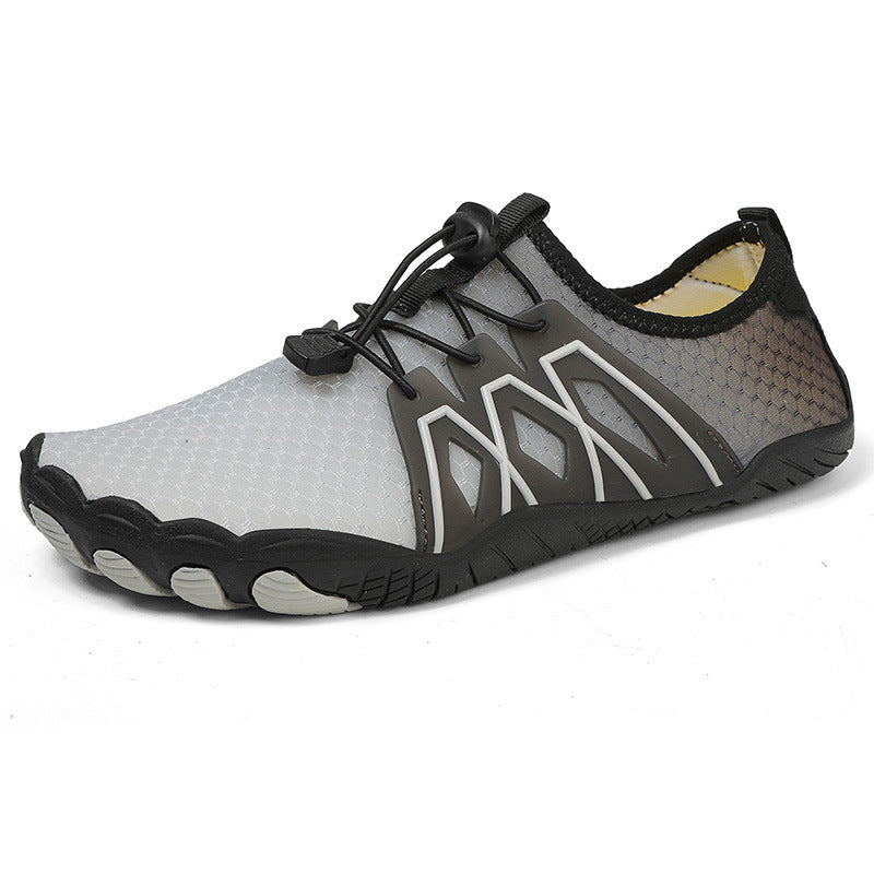 Damen Sportliche Aqua-Schuhe mit elastischem Schnellschnürsystem und rutschfester Sohle R&B