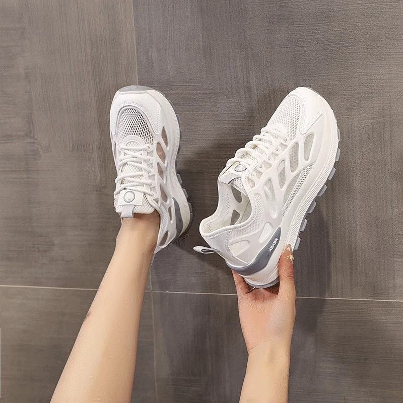 Damen Sportliche Lauf- und Trainingsschuhe mit atmungsaktivem Mesh-R&B