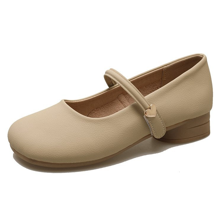 Damen Ballerinas mit verstellbarem Riemen und Komfortsohle R&B