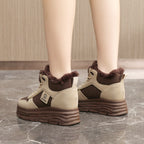 Damen High-Top Sneakers mit kuscheligem Innenfutter und sportlichem Profil R&B