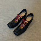 Damen modische Sling-Pumps mit elastischen Bändern