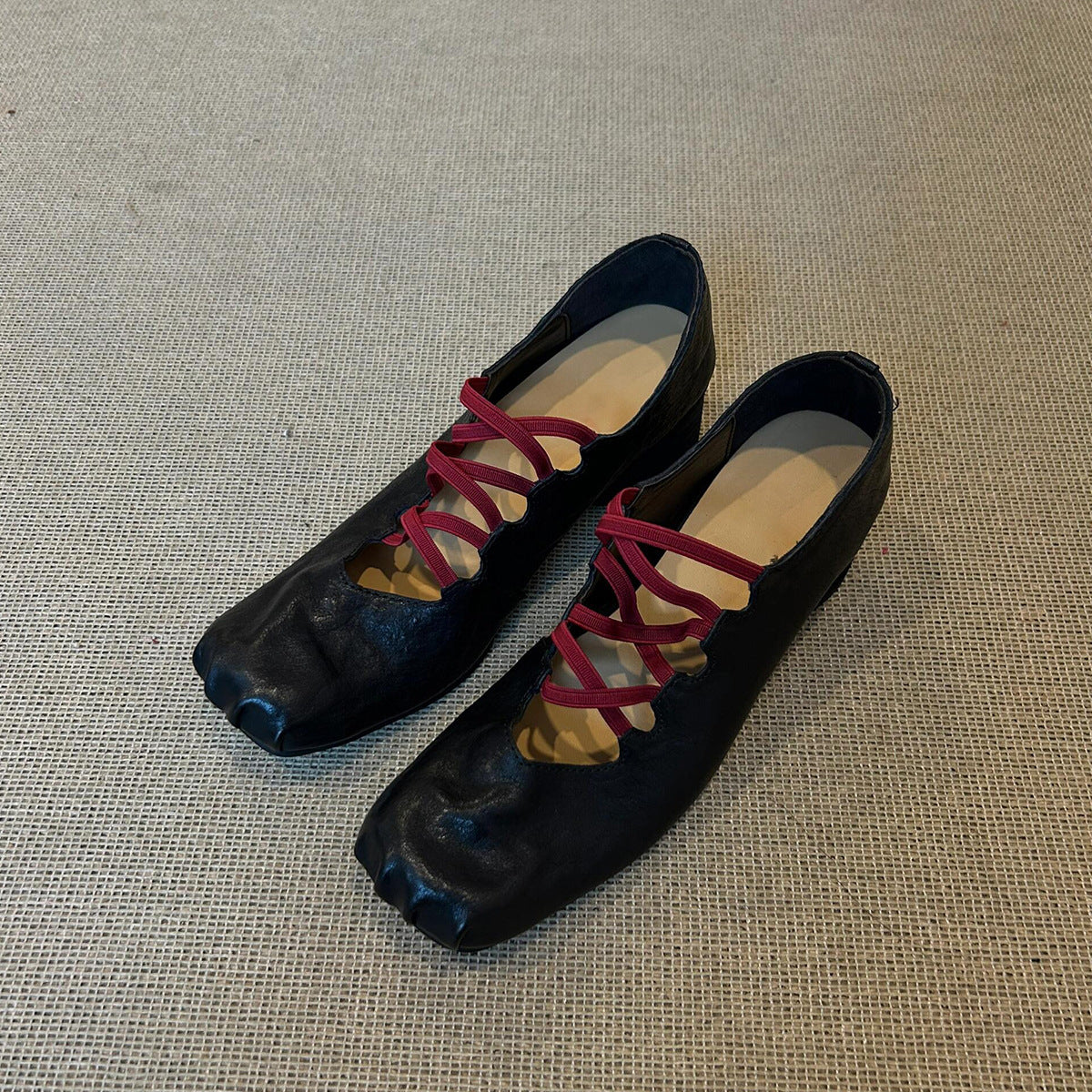 Damen modische Sling-Pumps mit elastischen Bändern