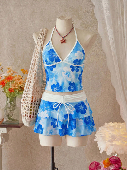 Damen Bikini-Set mit Rock R&B