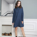 Damen Großer Rollkragenpullover aus weichem Strick