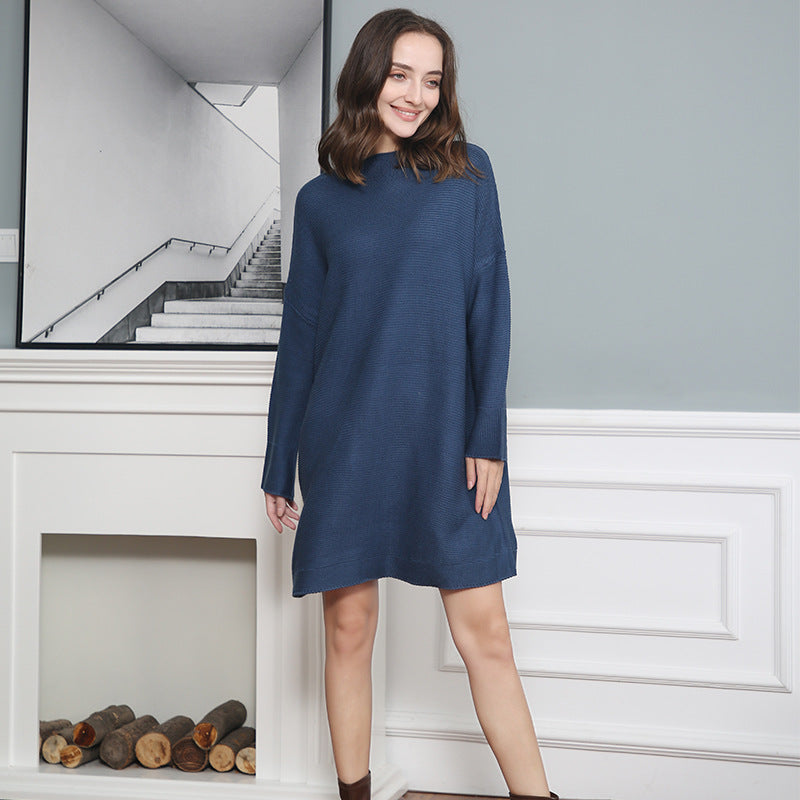 Damen Großer Rollkragenpullover aus weichem Strick