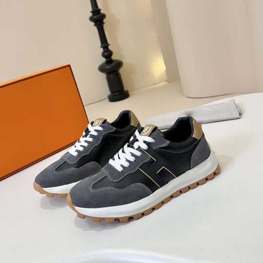 Damen Modische Sneakers mit dämpfender Sohle und hochwertiger Wildleder-Design von R&B