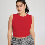 Damen weit geschnittene Karottenhose mit dekorativer Gürtel-Detail R&B
