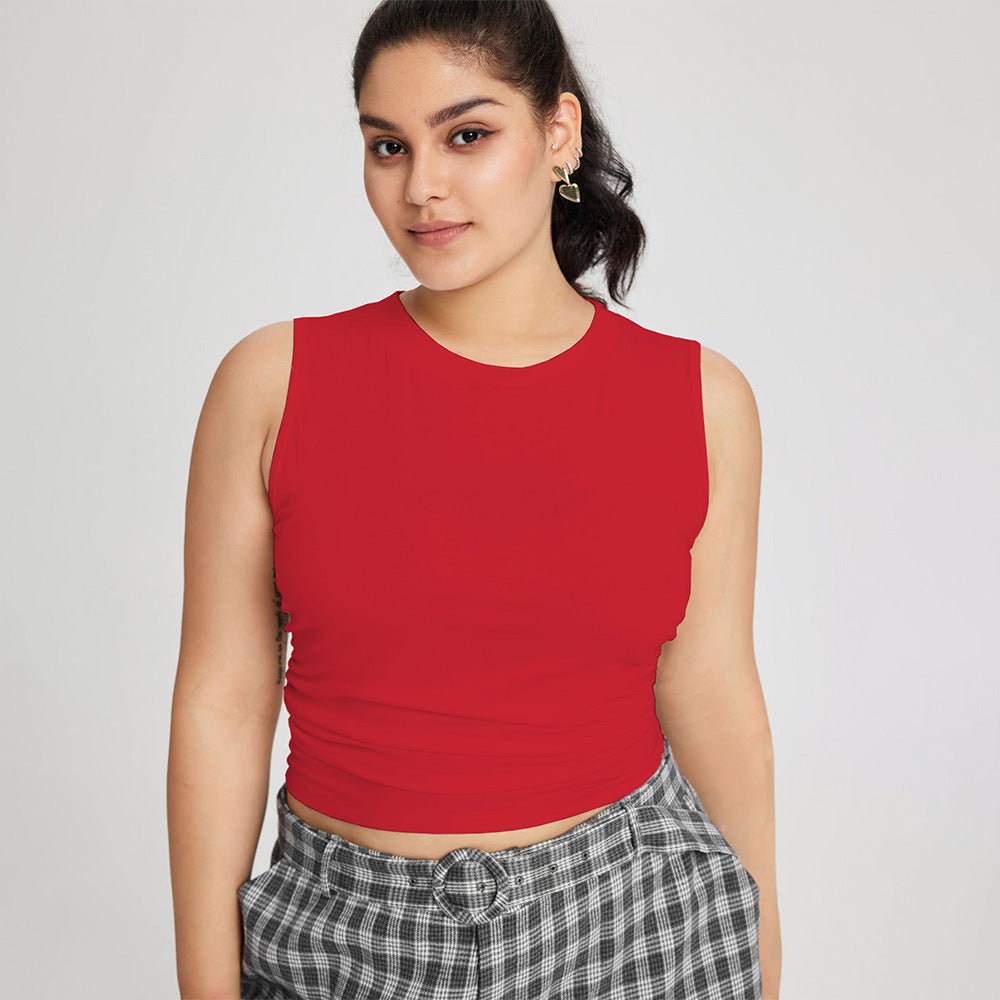 Damen weit geschnittene Karottenhose mit dekorativer Gürtel-Detail R&B