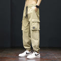Herren Cargo-Hose mit praktischen Taschen und verstellbarem Bund