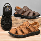 Herren bequeme Sandalen aus hochwertigem Leder R&B