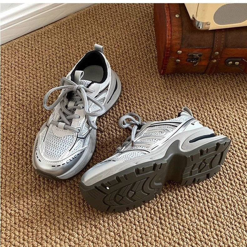 Damen sportliche Sneakers mit exklusivem Dämpfungssystem und atmungsaktiver Masse R&B