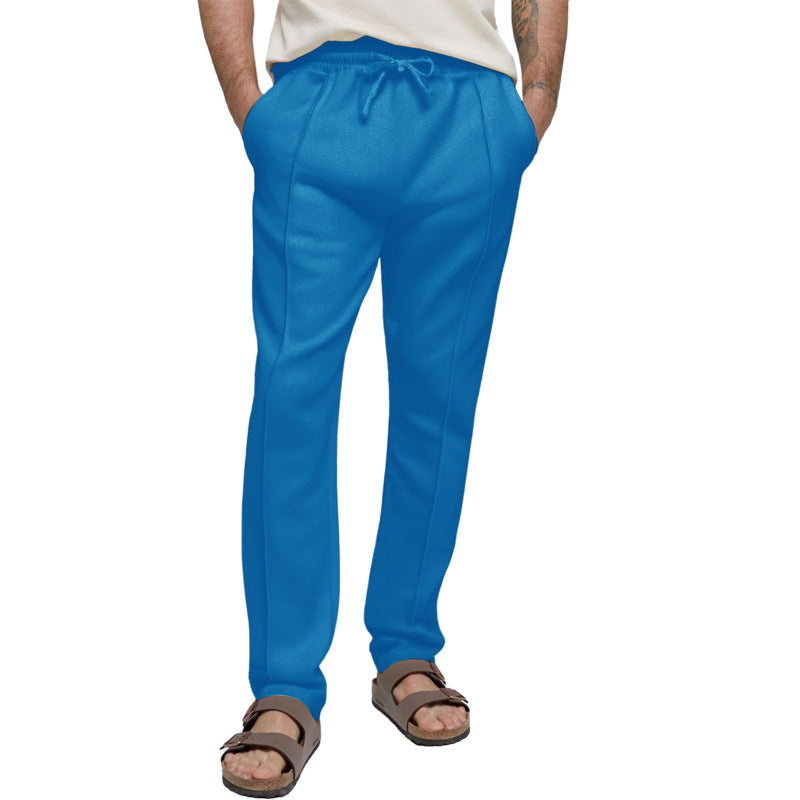 Herren sportliche Freizeithose mit elastischem Bund und seitlichen Eingrifftaschen R&B