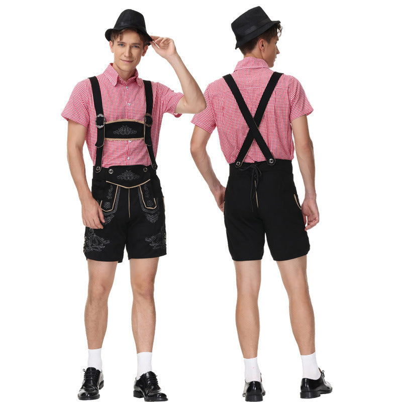 Herren Stilvolles Trachten-Outfit mit aufwändigen Stickereien und modernen Akzenten R&B