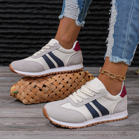 Damen Sportliche Sneakers mit atmungsaktivem Obermaterial und dämpfender Sohle R&B