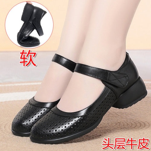 Damen Komfortable und elegante Ballerinas mit verstellbarem Riemen R&B
