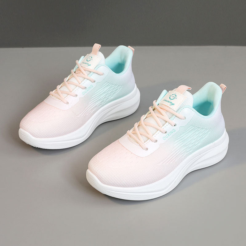 Damen Sportliche Dämpfungssneaker mit atmungsaktivem Obermaterial R&B