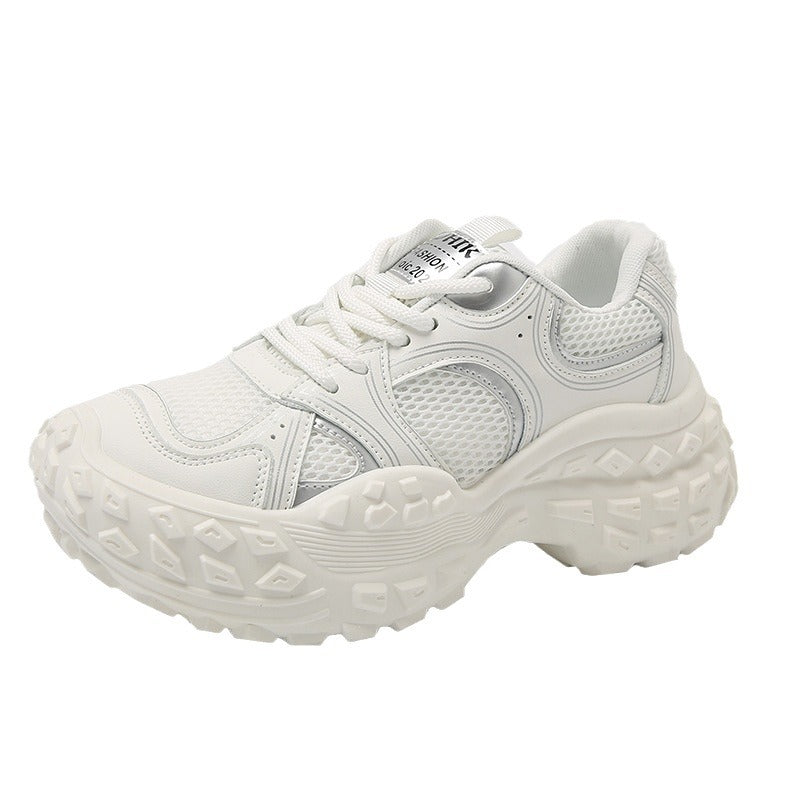 Damen sportliche Sneakers mit innovativem Sohlenprofil und atmungsaktiver Mesh-Konstruktion R&B