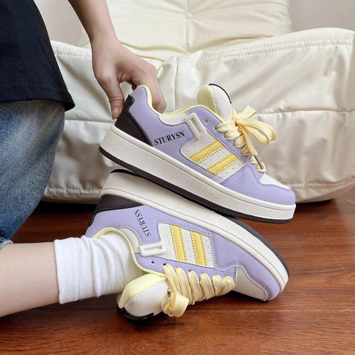 Damen Sneakers im modischen Retro-Stil mit weicher Polsterung R&B