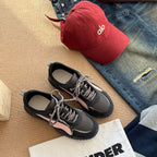 Damen Sportliche Sneakers mit atmungsaktiver Oberflächenstruktur und rutschfester Sohle