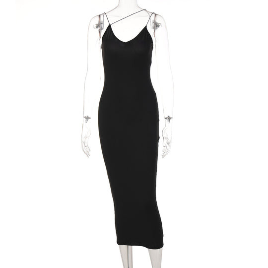 Damen Leopardenmuster Maxikleid R&B