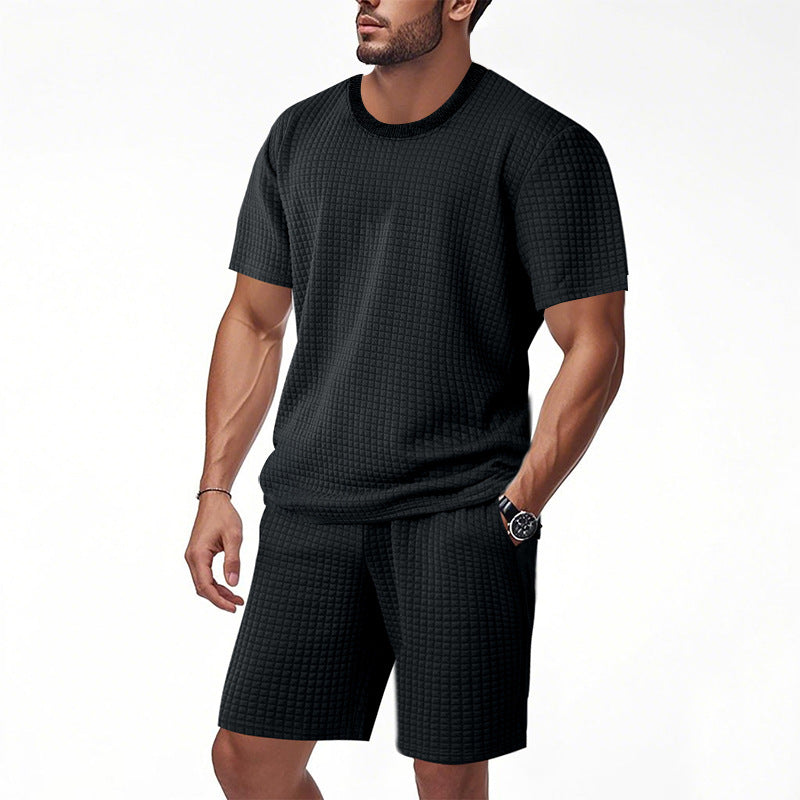Damen lässiges Freizeit-Outfit aus atmungsaktivem Strukturmaterial R&B