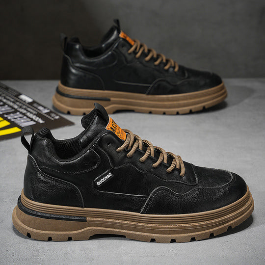 Herren Bequeme und stylische Freizeit-Sneaker mit robustem Sohlenprofil R&B