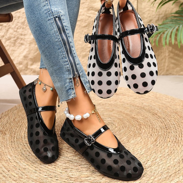 Damen Ballerinas mit eleganter Schleifenverzierung und atmungsaktivem Obermaterial R&B