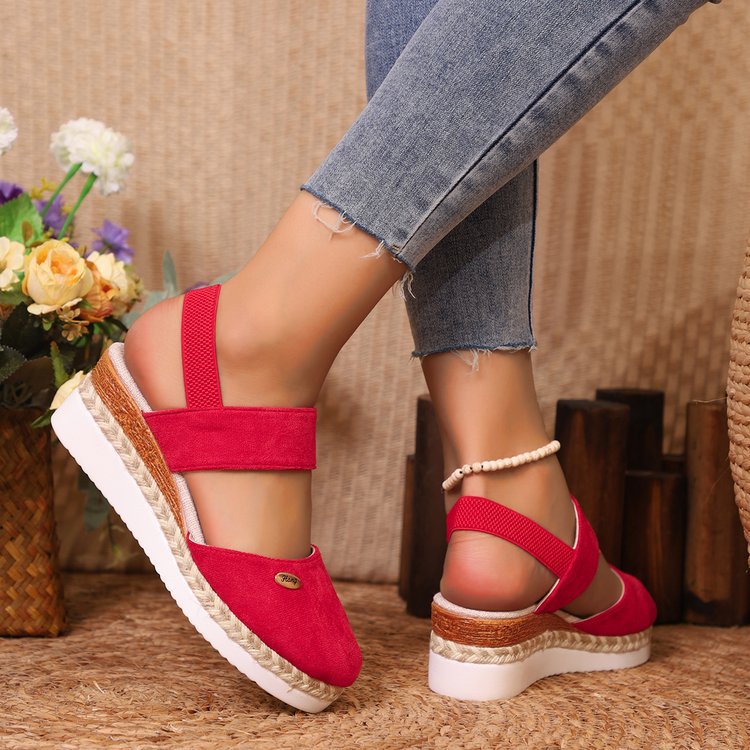 Damen Plateau Sandalen R&B