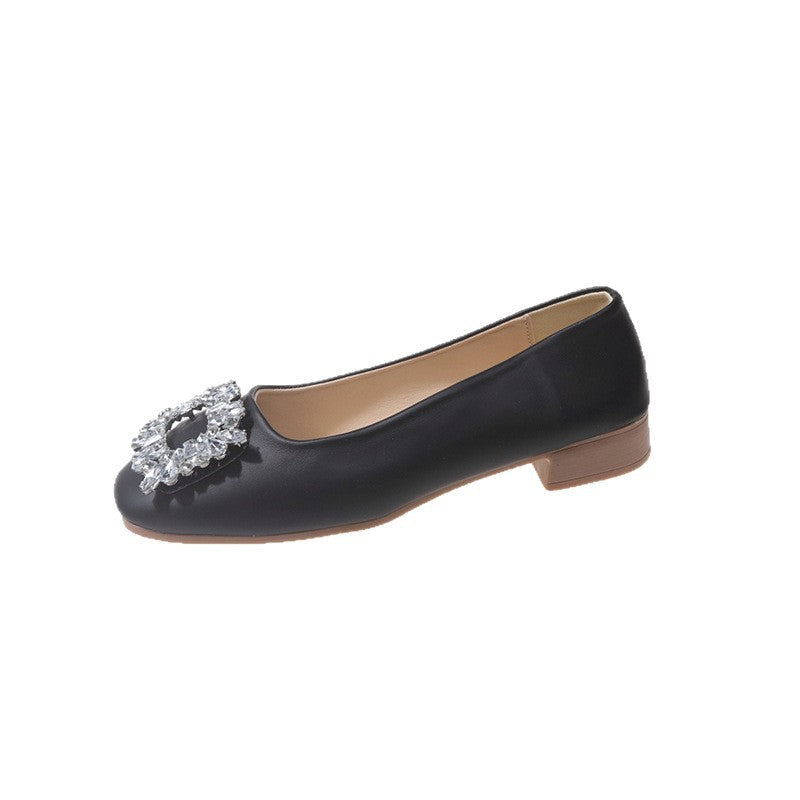 Damen Ballerinas mit funkelndem Schmuckdetail R&B