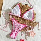 Damen Triangel-Bikini mit raffinierten Rüschendetails R&B