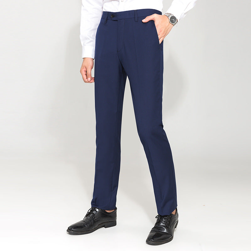Herren Anzughose mit schmalem Schnitt und Stretch