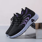 Damen atmungsaktive Laufschuhe mit flexibler Sohle und innovativem Obermaterial