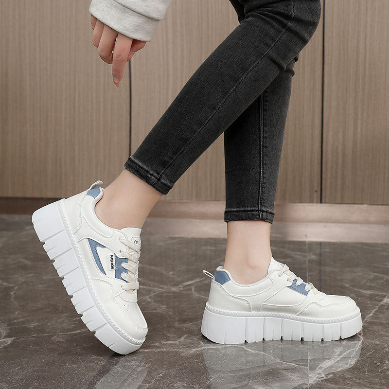 Damen Chunky Sneakers mit futuristischem Design und hohem Plateau R&B