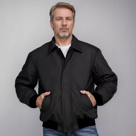 Herren komfortable Übergangsjacke mit leichtem Innenfutter R&B