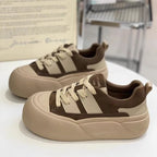 Damen Sneaker mit hoher Profilsohle und atmungsaktiver Obermaterialstruktur R&B