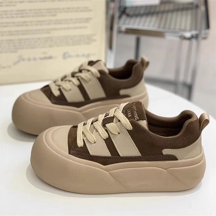 Damen Sneaker mit hoher Profilsohle und atmungsaktiver Obermaterialstruktur R&B