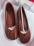 Damen elegante Ballerinas mit modischem Knotendetail R&B