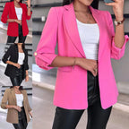Damen Modischer Blazer mit lässiger Taillierung und schickem Revers R&B