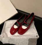 Damen Elegante und klassisch-schicke Ballerinas mit Schnalle