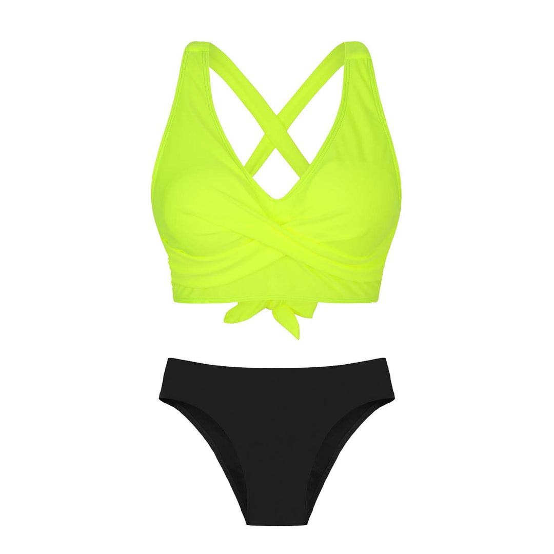 Damen Zweiteiliger Badeanzug mit floralem Design R&B