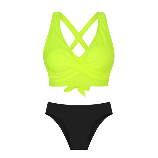 Damen Zweiteiliger Badeanzug mit floralem Design R&B