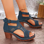 Damen offene Sandalen mit R&Brnem Schnitt und atmungsaktiver Gestaltung R&B