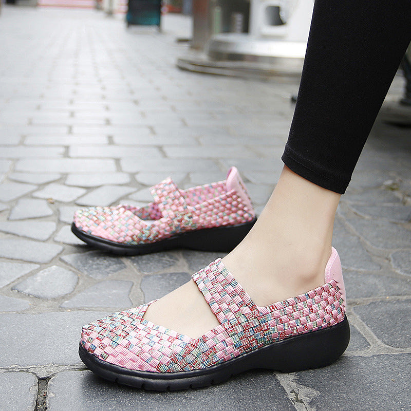 Damen Komfortable und elegante Slip-On Ballerinas mit atmungsaktivem Obermaterial R&B