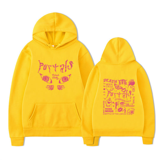 Damen Kapuzenpullover mit kreativem Motiv und bequemer Passform R&B