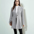 Damen eleganter Blazer mit strukturiertem Design R&B
