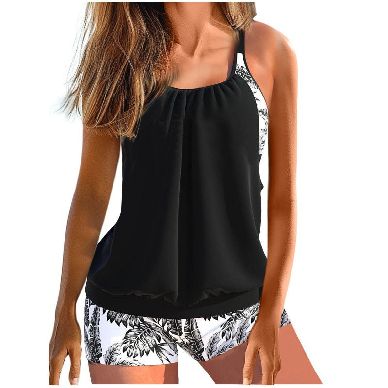Damen Tankini-Set mit raffinierten Rüschendetails und sportlichem Schnitt R&B